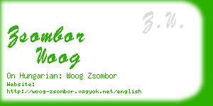 zsombor woog business card